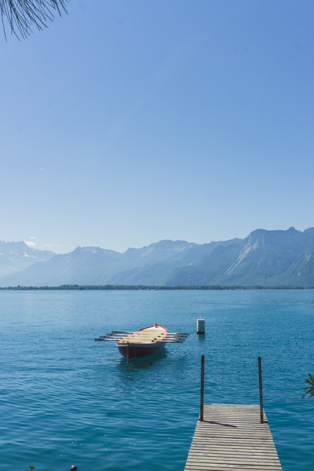 boat on lake geneva