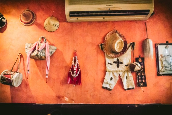 wall of Ethiopian restaurant in Dubai