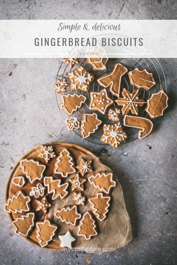 Gingerbread biscuits cooling
