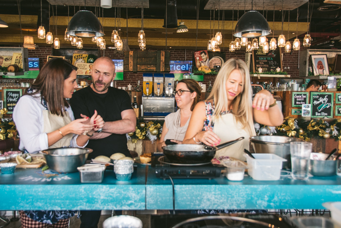 Cooking in the kitchen with Simon Rimmer