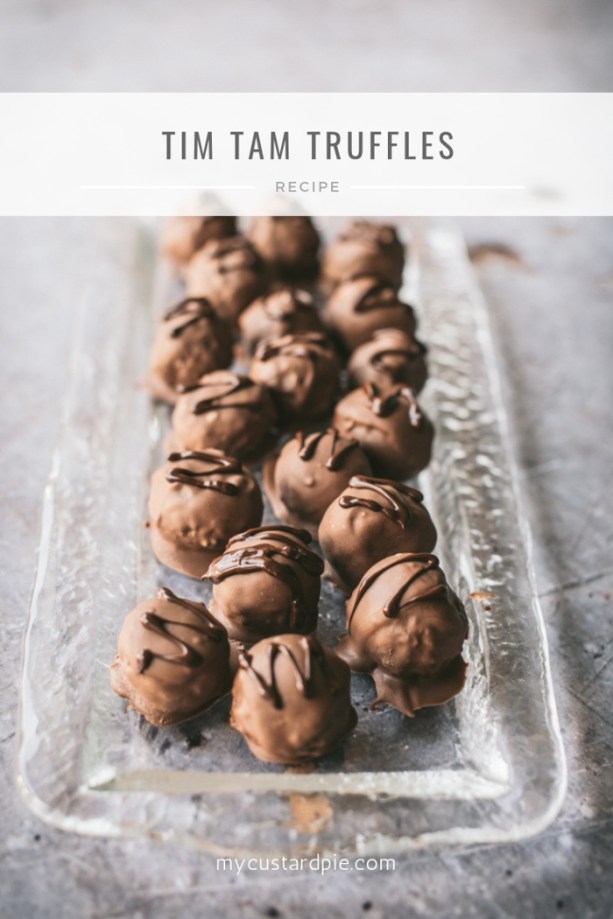 plate of Tim Tam Truffles