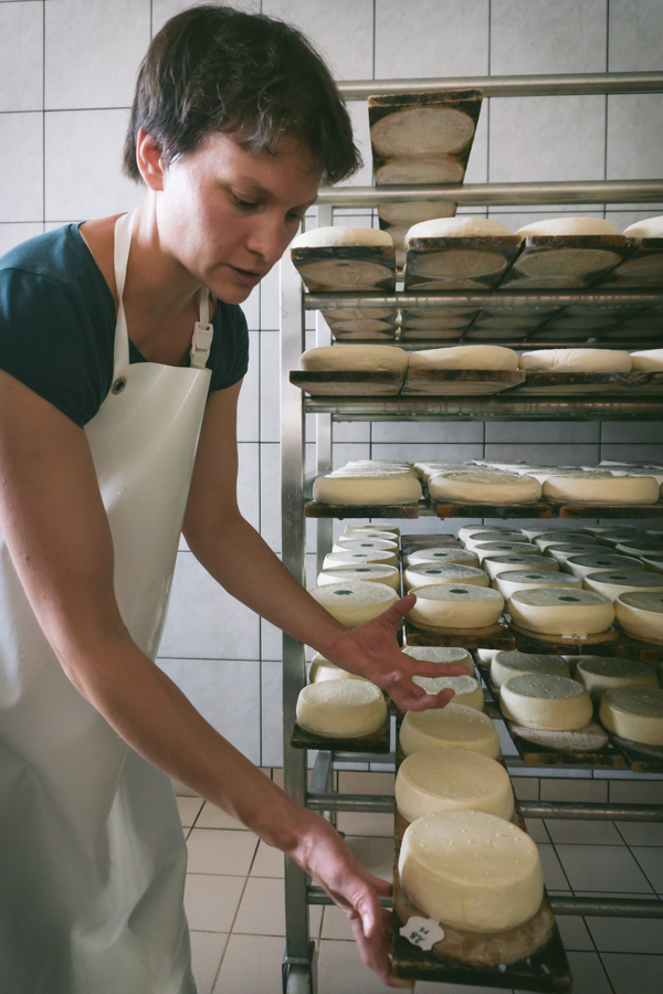 Reblochon in the drying room