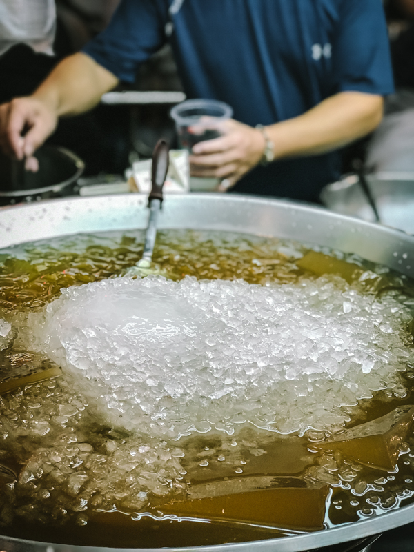 bowl of tapioca pearls
