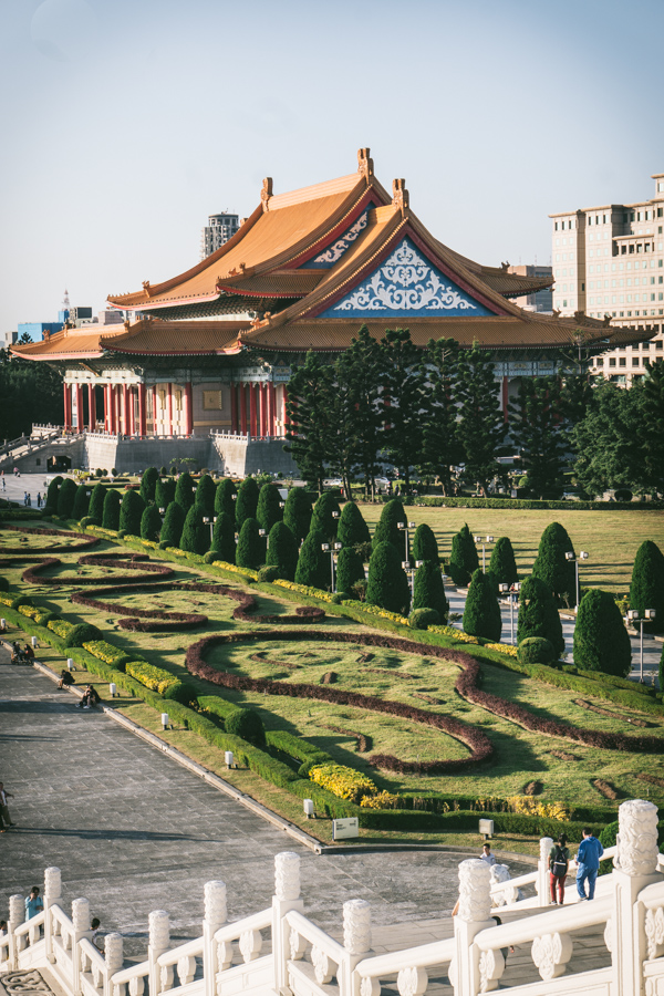 Chinese style building and gardens