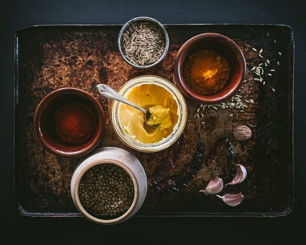 ghee and spices
