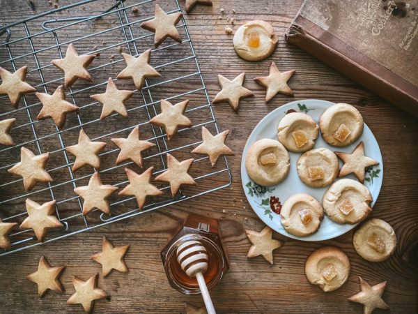 assorted honey ginger biscuits a cookery book