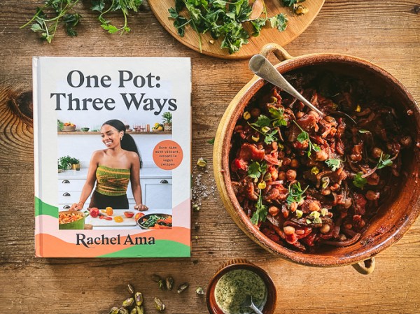 Vegan recipe book by Rachel Ama