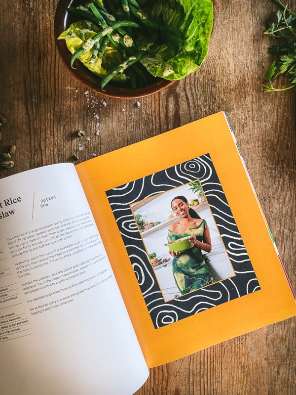 Vegan recipe book by Rachel Ama